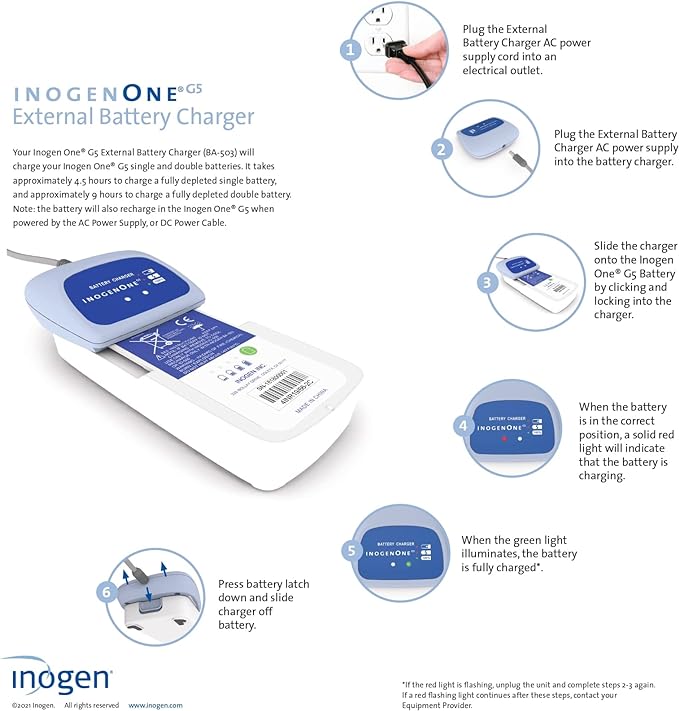 Inogen One G5 External Battery Charger