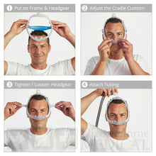 Load image into Gallery viewer, how to put an airfit n30i cpap mask