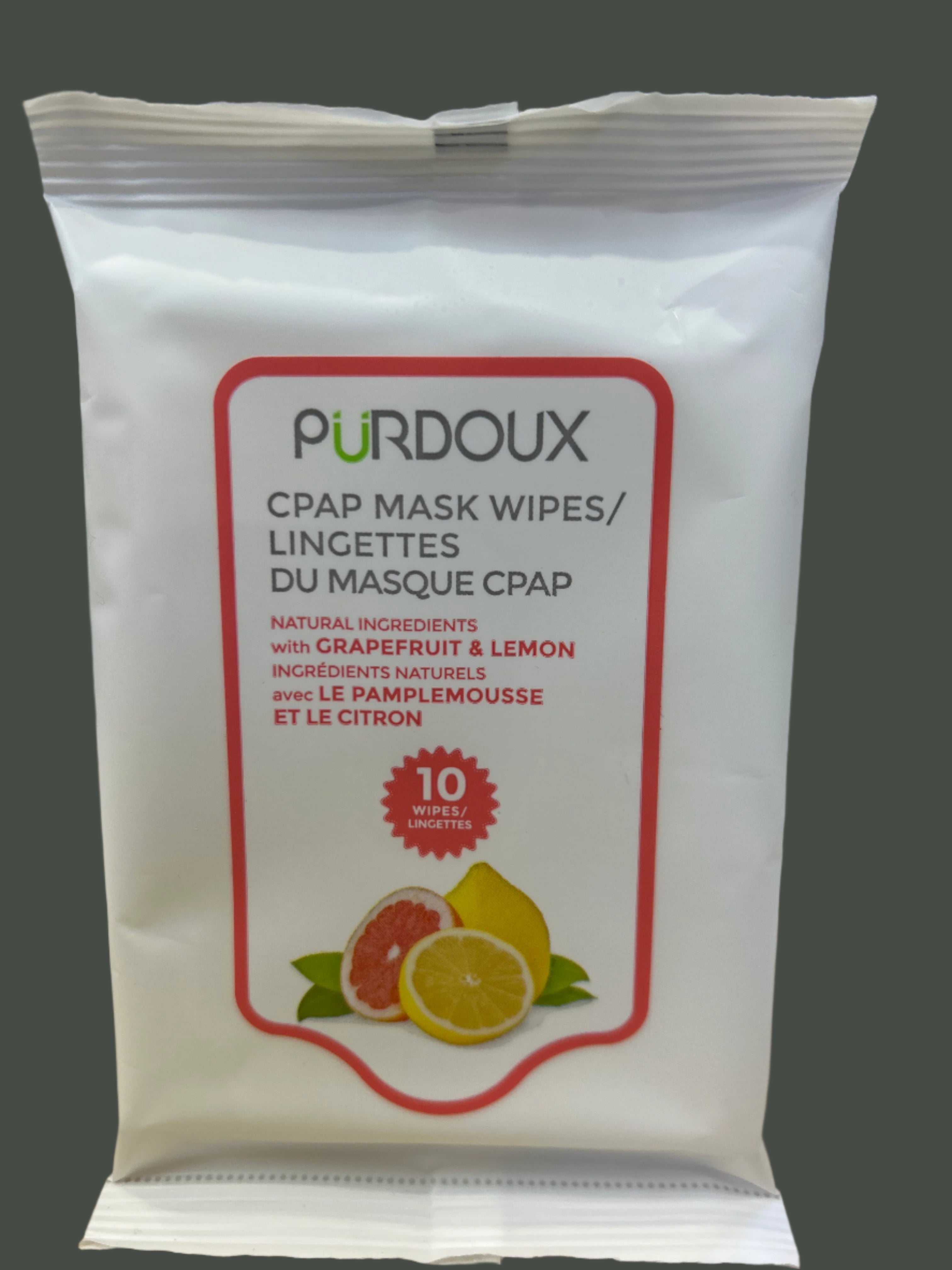 PÜRDOUX Travel CPAP Mask Wipes