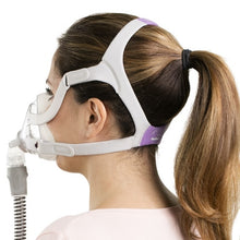 Load image into Gallery viewer, A woman using an Resmed AirFit f20