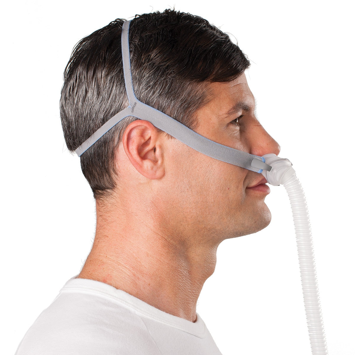 A man using a cpap mask