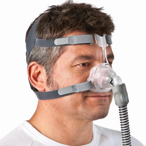 A man using a cpap mask